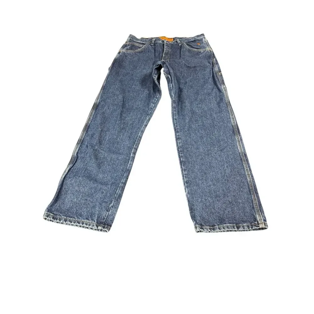 Wrangler FR Riggs Workwear Men's 36x23 Blue Carpenter Jeans Workwear Lot of 2